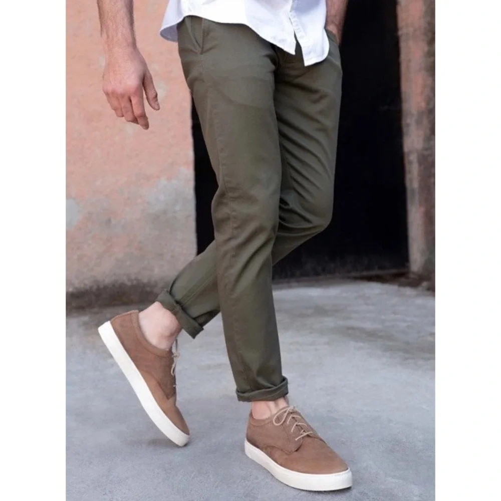 Nisolo Diego Everyday‎ Sneaker Tobacco Leather Mens 11.5 New